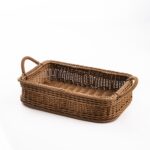 سبد بافت مستطیل دسته دار کد S25